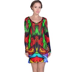 Faces Long Sleeve Nightdress