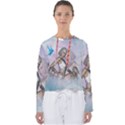 Fairy In The Sky With Fantasy Bird Women s Slouchy Sweat View1