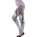 Fairy In The Sky With Fantasy Bird Lightweight Velour Leggings View3