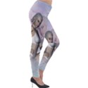 Fairy In The Sky With Fantasy Bird Lightweight Velour Leggings View4