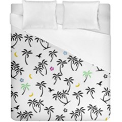 Tropical Pattern Duvet Cover (california King Size) by Valentinaart