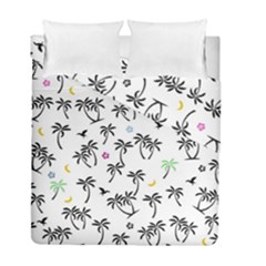 Tropical Pattern Duvet Cover Double Side (full/ Double Size) by Valentinaart