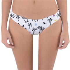 Tropical Pattern Reversible Hipster Bikini Bottoms by Valentinaart