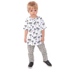 Tropical Pattern Kids Raglan Tee