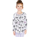 Tropical pattern Kids  Long Sleeve Tee View1