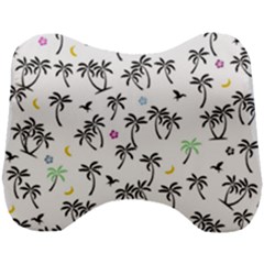 Tropical Pattern Head Support Cushion by Valentinaart