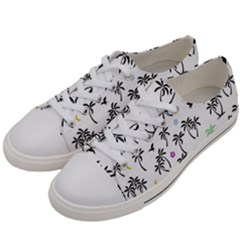 Tropical Pattern Women s Low Top Canvas Sneakers by Valentinaart