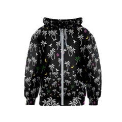 Tropical Pattern Kids  Zipper Hoodie by Valentinaart