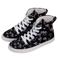 Tropical Pattern Women s Hi-top Skate Sneakers by Valentinaart