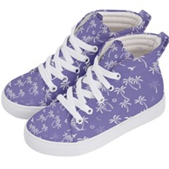 Tropical Pattern Kid s Hi-top Skate Sneakers by Valentinaart