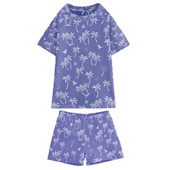 Tropical Pattern Kids  Swim Tee And Shorts Set by Valentinaart