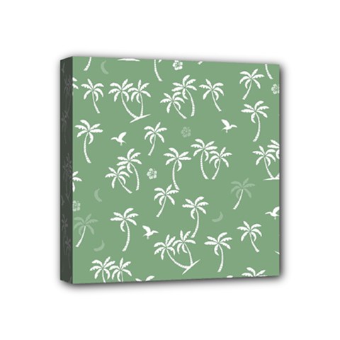 Tropical Pattern Mini Canvas 4  X 4  by Valentinaart