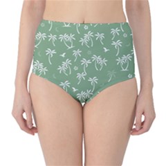 Tropical Pattern Classic High-waist Bikini Bottoms by Valentinaart