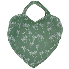 Tropical Pattern Giant Heart Shaped Tote by Valentinaart