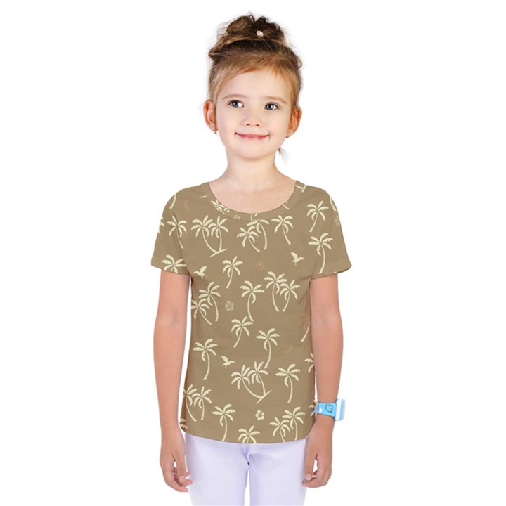 Tropical pattern Kids  One Piece Tee