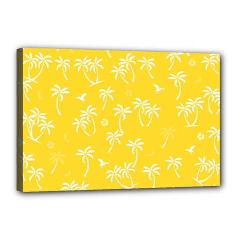 Tropical Pattern Canvas 18  X 12  by Valentinaart