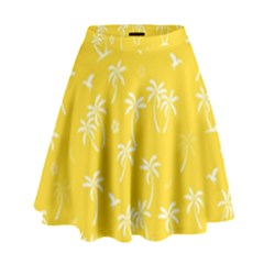 Tropical Pattern High Waist Skirt by Valentinaart