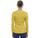 Tropical pattern V-Neck Long Sleeve Top View2