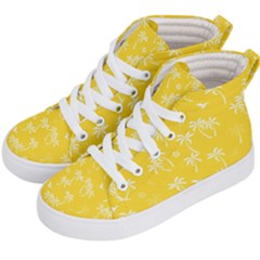 Tropical Pattern Kid s Hi-top Skate Sneakers by Valentinaart