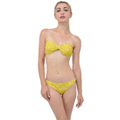 Tropical Pattern Classic Bandeau Bikini Set