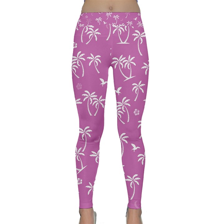 Tropical pattern Classic Yoga Leggings