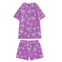 Tropical pattern Kids  Swim Tee and Shorts Set View2