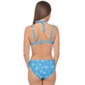 Tropical pattern Double Strap Halter Bikini Set View2