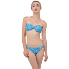 Tropical Pattern Classic Bandeau Bikini Set