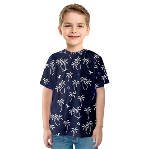 Tropical Pattern Kids  Sport Mesh Tee by Valentinaart