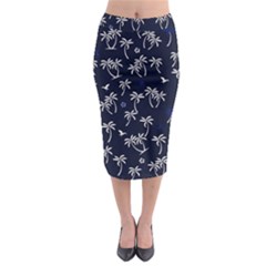 Tropical Pattern Midi Pencil Skirt by Valentinaart