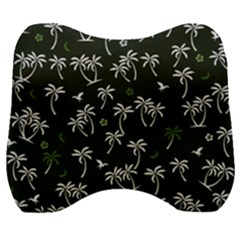 Tropical Pattern Velour Head Support Cushion