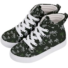 Tropical Pattern Kid s Hi-top Skate Sneakers by Valentinaart