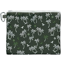 Tropical Pattern Canvas Cosmetic Bag (xxxl) by Valentinaart