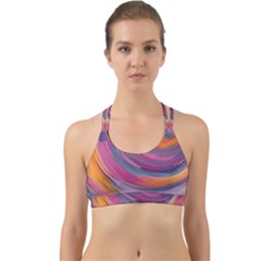 Purple Circles Swirls Back Web Sports Bra by flipstylezfashionsLLC