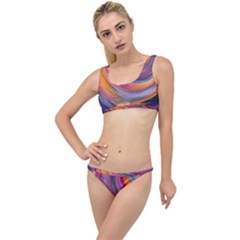 Purple Circles Swirls The Little Details Bikini Set