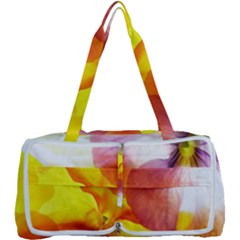 Big Colorful Tropical Yellow And Purple  Multi Function Bag	