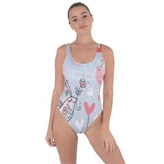 Cute Love Birds Valentines Day Theme  Bring Sexy Back Swimsuit by flipstylezfashionsLLC