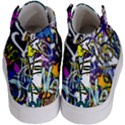 Graffiti wall cartoon style art Kid s Hi-Top Skate Sneakers View4