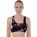 Elegant pink roses Back Weave Sports Bra View1