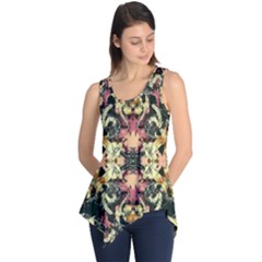 Beautiful Seamless Brown Tropical Flower Design  Sleeveless Tunic by flipstylezfashionsLLC