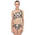 Gorgeous brown Rustic design by kiekie strickland Spliced Up Two Piece Swimsuit View1