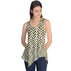 Stripes Glitter And Black Zigzags Sleeveless Tunic by flipstylezfashionsLLC