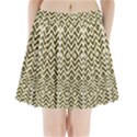 Stripes glitter and black zigzags Pleated Mini Skirt View1