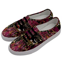  Multi Pattern Purple Gold Silver Lighting Icons Created By Kiekie Strickland  Men s Classic Low Top Sneakers by flipstylezfashionsLLC