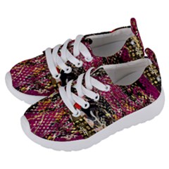  Multi Pattern Purple Gold Silver Lighting Icons Created By Kiekie Strickland  Kids  Lightweight Sports Shoes by flipstylezfashionsLLC