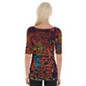 Exotic Water colors vibrant  Wide Neckline Tee View2