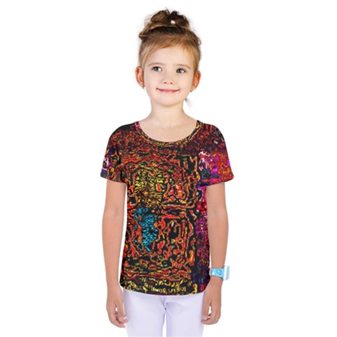 Exotic Water Colors Vibrant  Kids  One Piece Tee by flipstylezfashionsLLC