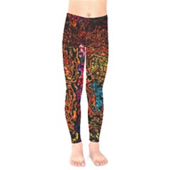 Exotic Water Colors Vibrant  Kids  Legging by flipstylezfashionsLLC