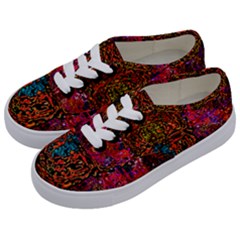 Exotic Water Colors Vibrant  Kids  Classic Low Top Sneakers by flipstylezfashionsLLC