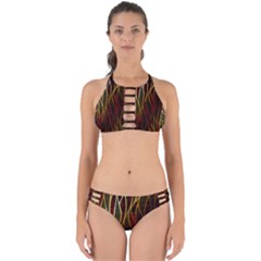 Snake In The Grass Red And Black Seamless Design Perfectly Cut Out Bikini Set by flipstylezfashionsLLC